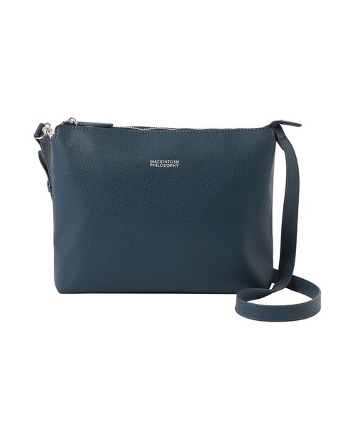 MACKINTOSH PHILOSOPHY(マッキントッシュ フィロソフィー)の「シンセティックシュリンクレザー 2WAYショルダーバッグ(ショルダーバッグ・メンズ・ブルー系その他7/ブラック/グレー系その他2・FREE)」の3枚目の写真