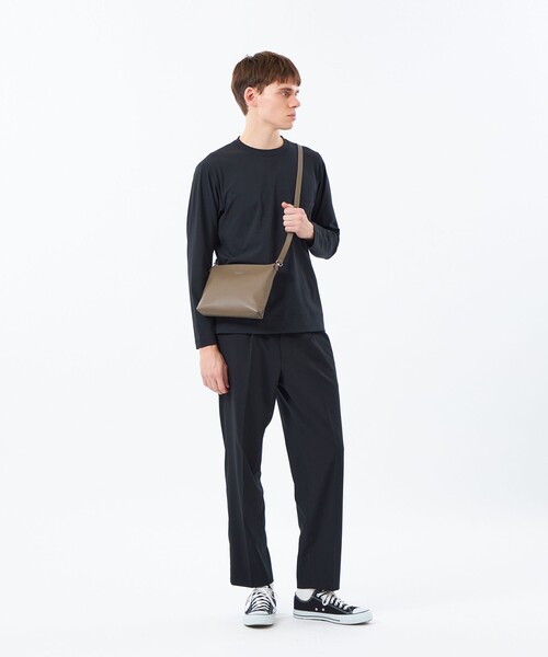 MACKINTOSH PHILOSOPHY(マッキントッシュ フィロソフィー)の「シンセティックシュリンクレザー 2WAYショルダーバッグ(ショルダーバッグ・メンズ・ブルー系その他7/ブラック/グレー系その他2・FREE)」の8枚目の写真