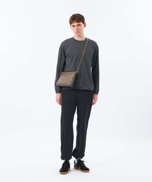 MACKINTOSH PHILOSOPHY(マッキントッシュ フィロソフィー)の「シンセティックシュリンクレザー 2WAYショルダーバッグ(ショルダーバッグ・メンズ・ブルー系その他7/ブラック/グレー系その他2・FREE)」の9枚目の写真