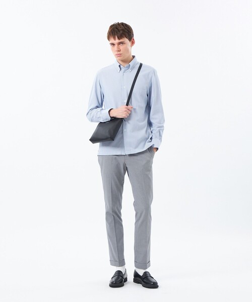 MACKINTOSH PHILOSOPHY(マッキントッシュ フィロソフィー)の「シンセティックシュリンクレザー 2WAYショルダーバッグ(ショルダーバッグ・メンズ・ブルー系その他7/ブラック/グレー系その他2・FREE)」の10枚目の写真