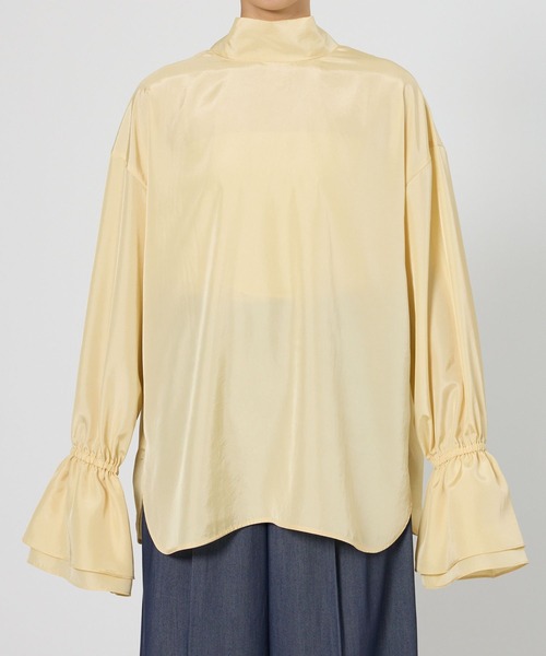 BABYLONE（バビロン）の「2WAYボウタイブラウス（シャツ/ブラウス・レディース・イエロー/ホワイト・フリー）」の21枚目の写真
