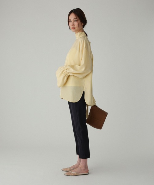 BABYLONE（バビロン）の「2WAYボウタイブラウス（シャツ/ブラウス・レディース・イエロー/ホワイト・フリー）」の19枚目の写真