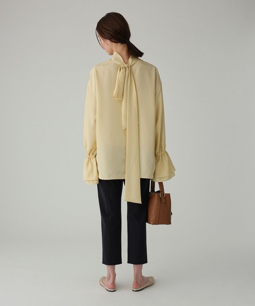 BABYLONE（バビロン）の「2WAYボウタイブラウス（シャツ/ブラウス・レディース・イエロー/ホワイト・フリー）」の20枚目の写真