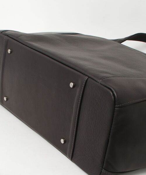 aniary(アニアリ)の「トートバッグ(リアリティレザー)(トートバッグ・メンズ・チャコールグレー/ブラック・FREE)」の3枚目の写真