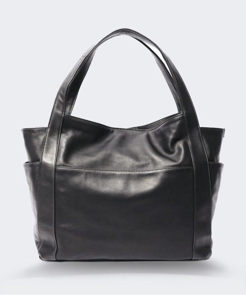 aniary(アニアリ)の「トートバッグ(リアリティレザー)(トートバッグ・メンズ・チャコールグレー/ブラック・FREE)」の4枚目の写真