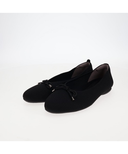 HIMIKO(ヒミコ)の「【HIMIKO】洗えるリボンバレエニットパンプス/661125(パンプス・レディース・ベージュ/ブラック・22.0cm/22.5cm/25.0cm/23.0cm/23.5cm/24.0cm/24.5cm/25.5cm)」の10枚目の写真