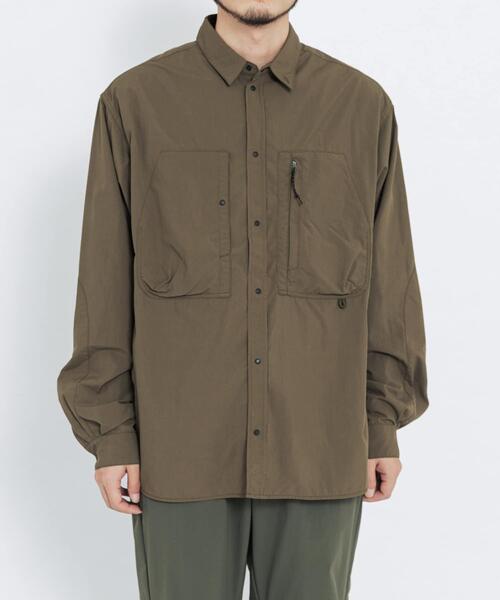 EKAL(エカル)の「HIKE SHIRTS(シャツ/ブラウス・メンズ・ブラック/オリーブ・LARGE/X-LARGE/MEDIUM)」の22枚目の写真