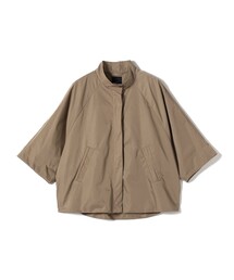 SHIPS Primary Navy Label:スタンドカラー ワイド スリーブ コート