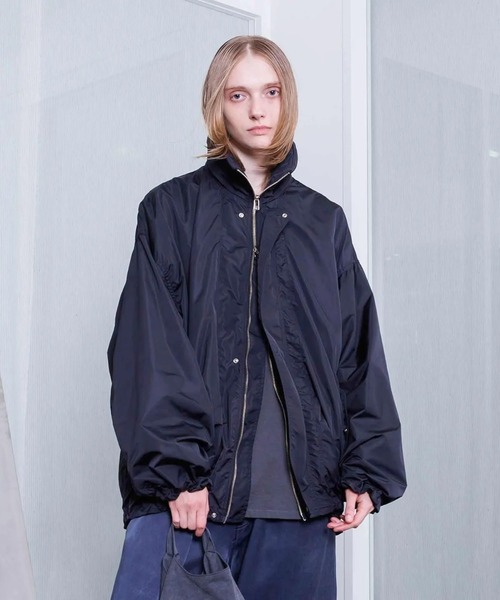 VOAAOV（ヴォアーブ）の「【VOAAOV】NYLON ZIP BLOUSON（ブルゾン・メンズ・ブラック/オリーブ/ネイビー・0/1/2）」の8枚目の写真