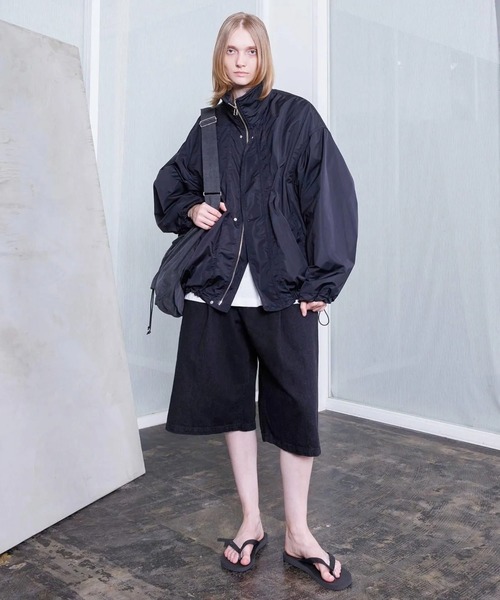 VOAAOV（ヴォアーブ）の「【VOAAOV】NYLON ZIP BLOUSON（ブルゾン・メンズ・ブラック/オリーブ/ネイビー・0/1/2）」の14枚目の写真