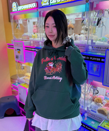 BERNI（ベルニ）の「[起毛/ノン起毛] サンタフレンド ルドルフパーカー (グリーン)（パーカー）」