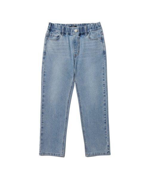 MUSINSA STANDARD KIDS（ムシンサスタンダードキッズ）の「テーパードバンディングデニムパンツ[ライトインディゴ]（デニムパンツ・レディース・その他・120/110/100/150/130/140）」の2枚目の写真