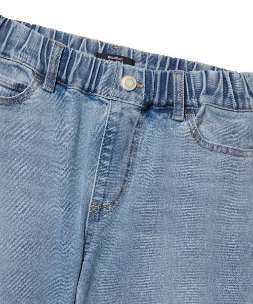 MUSINSA STANDARD KIDS（ムシンサスタンダードキッズ）の「テーパードバンディングデニムパンツ[ライトインディゴ]（デニムパンツ・レディース・その他・120/110/100/150/130/140）」の4枚目の写真