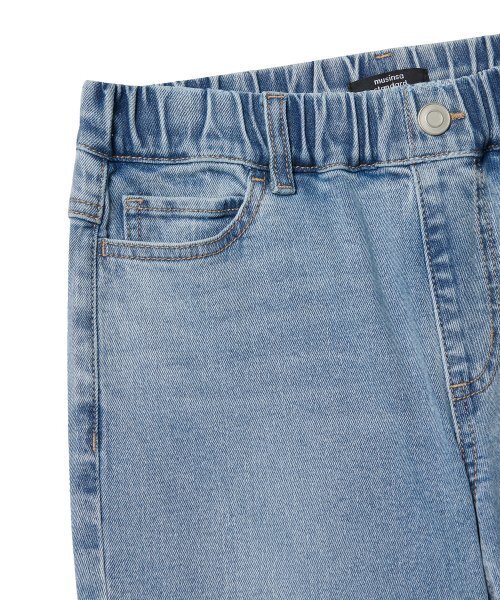 MUSINSA STANDARD KIDS（ムシンサスタンダードキッズ）の「テーパードバンディングデニムパンツ[ライトインディゴ]（デニムパンツ・レディース・その他・120/110/100/150/130/140）」の5枚目の写真