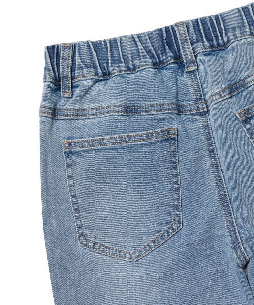 MUSINSA STANDARD KIDS（ムシンサスタンダードキッズ）の「テーパードバンディングデニムパンツ[ライトインディゴ]（デニムパンツ・レディース・その他・120/110/100/150/130/140）」の6枚目の写真