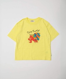 MAKE YOUR DAY（メイクユアデイ）の「ポップなヤドカリプリント半袖Tシャツ■80～140cm（Tシャツ/カットソー）」