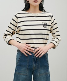 LARUTA | 【LARUTA】厚盛りNEWちびロゴ刺繍ロンT(Tシャツ/カットソー)
