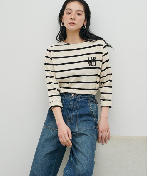 LARUTA（ラルータ）の「【LARUTA】厚盛りNEWちびロゴ刺繍ロンT（Tシャツ/カットソー・レディース・ピンク/その他1/その他2/その他3/オフホワイト・FREE）」の21枚目の写真