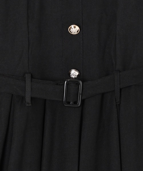 M DOLLY(エムドリー)の「front ribbon risa mini dress/フロントリボンリサミニドレス(ワンピース・レディース・ブラック/ブルー・M/S)」の10枚目の写真