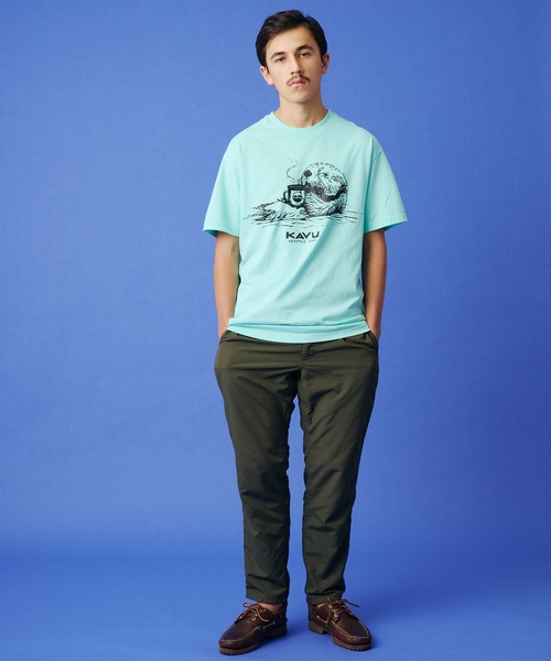 KAVU(カブー)の「KAVU/カブー Sea Otter Tee/シーオッター Tシャツ(Tシャツ/カットソー・メンズ・ヘザーグレー/ブルーグリーン/ホワイト・LARGE/MEDIUM/X-LARGE)」の16枚目の写真
