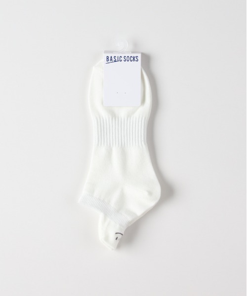 Right-on（ライトオン）の「BASIC SOCKS(ベーシックソックス)Ａスマイル刺繍ソックス（ソックス/靴下・レディース・ブラック/オフホワイト/グレー/イエロー/ピンク・フリー）」の2枚目の写真