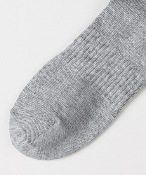Right-on（ライトオン）の「BASIC SOCKS(ベーシックソックス)Ａスマイル刺繍ソックス（ソックス/靴下・レディース・ブラック/オフホワイト/グレー/イエロー/ピンク・フリー）」の11枚目の写真