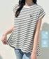 U.S. POLO ASSN.（ユーエスポロアッスン）の「GeeRA別注【U.S. POLO ASSN.】大人のゆったりリラックススタイル 接触冷感フレンチスリーブＴシャツ（Tシャツ/カットソー・MEDIUM）」