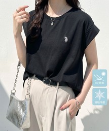 U.S. POLO ASSN. | GeeRA別注【U.S. POLO ASSN.】大人のゆったりリラックススタイル 接触冷感フレンチスリーブＴシャツ(Tシャツ/カットソー)