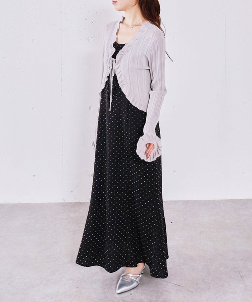 archives(アルシーヴ)の「ドットキャミワンピース(ワンピース・レディース・アイボリー/ブラック・MEDIUM)」の15枚目の写真