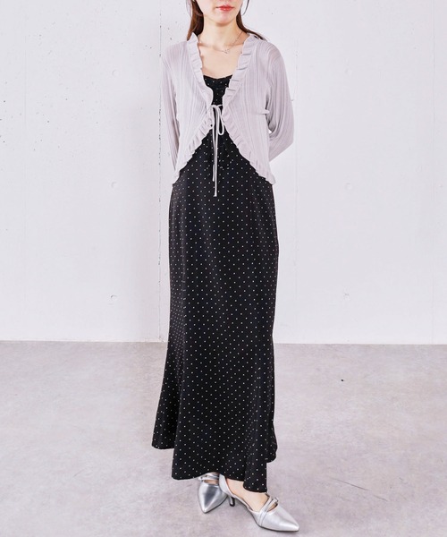archives(アルシーヴ)の「ドットキャミワンピース(ワンピース・レディース・アイボリー/ブラック・MEDIUM)」の13枚目の写真