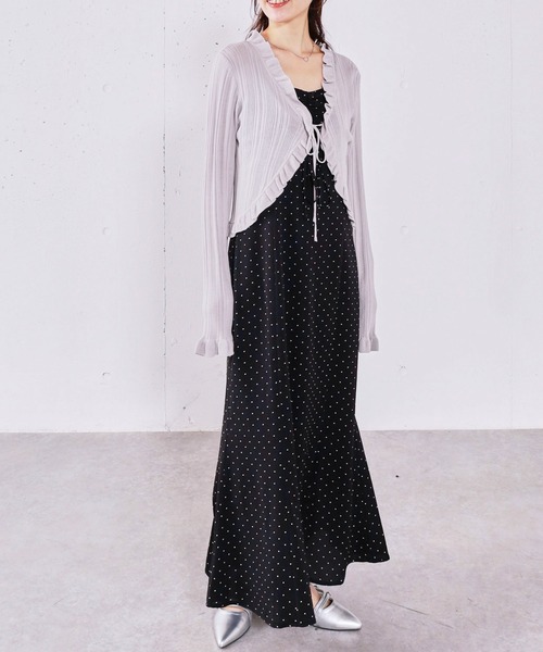 archives(アルシーヴ)の「ドットキャミワンピース(ワンピース・レディース・アイボリー/ブラック・MEDIUM)」の14枚目の写真