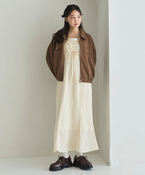 archives(アルシーヴ)の「ドットキャミワンピース(ワンピース・レディース・アイボリー/ブラック・MEDIUM)」の10枚目の写真