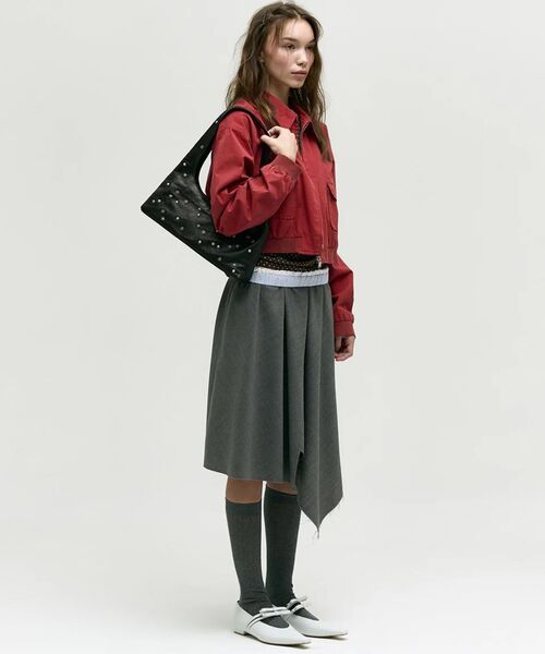 MARGE SHERWOOD（マージシャーウッド）の「【Geek Office / ギークオフィス】MARGESHERWOOD / HALTER HOBO（ハンドバッグ・レディース・ブラック・FREE）」の3枚目の写真