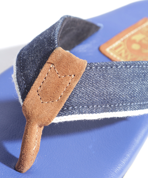 ISLAND SLIPPER（アイランドスリッパ）の「Denime×ISLAND SLIPPER"SELVAGE"（サンダル・メンズ・ブルー・8/10/9/5/6）」の4枚目の写真