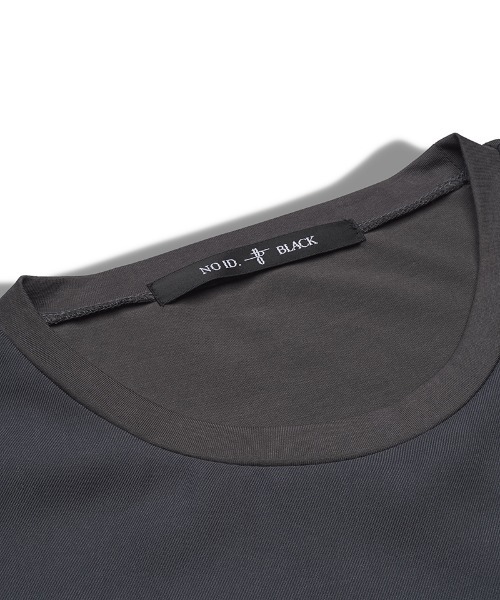 NO ID.（ノーアイディ）の「mlt5615-ｽﾘｯﾄﾚｲﾔｰﾄﾞ8分袖BIG-T Tシャツ(458006-441T)（Tシャツ/カットソー・メンズ・グレー/ブラック/ホワイト・ONE SIZE）」の15枚目の写真
