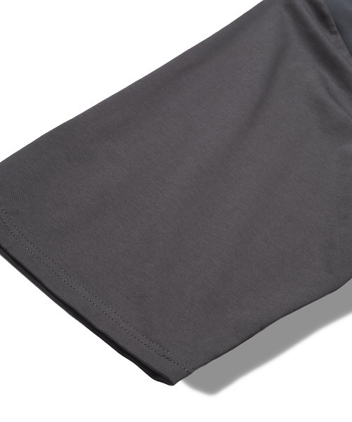 NO ID.（ノーアイディ）の「mlt5615-ｽﾘｯﾄﾚｲﾔｰﾄﾞ8分袖BIG-T Tシャツ(458006-441T)（Tシャツ/カットソー・メンズ・グレー/ブラック/ホワイト・ONE SIZE）」の18枚目の写真