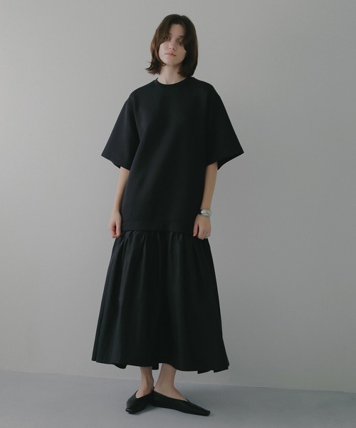 DOUBLE KNIT DOCKING ONE PIECE（ワンピース）｜MANOF（マノフ）の