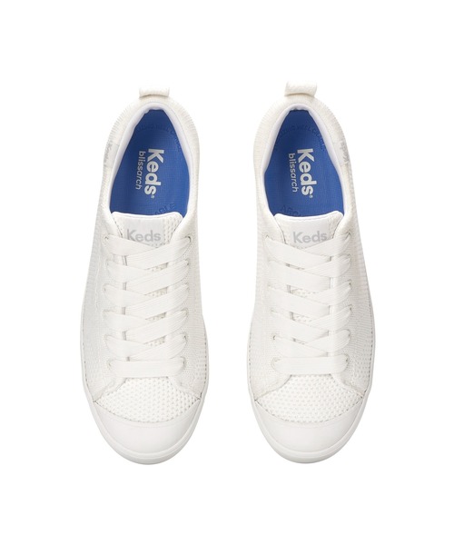 Keds(ケッズ)の「Keds ケッズ クルーズ ENG ニット オフホワイト(スニーカー・レディース・オフホワイト・23.0cm/23.5cm/24.0cm/24.5cm/22.5cm/25.0cm)」の3枚目の写真