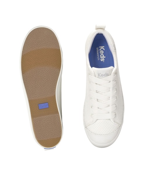 Keds(ケッズ)の「Keds ケッズ クルーズ ENG ニット オフホワイト(スニーカー・レディース・オフホワイト・23.0cm/23.5cm/24.0cm/24.5cm/22.5cm/25.0cm)」の5枚目の写真