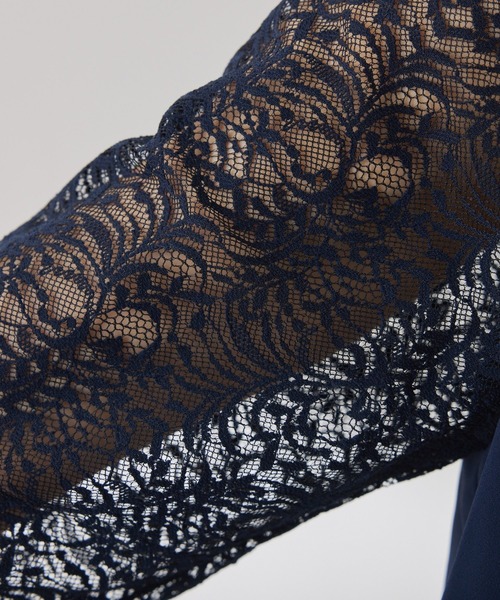 COLLAGE GALLARDAGALANTE(コラージュガリャルダガランテ)の「バックサテンジョーゼットールインワン/オケージョン(つなぎ/オールインワン・レディース・ブラック/ネイビー・FREE)」の22枚目の写真