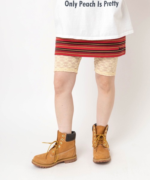 RNA(アールエヌエー)の「M2663 ストレッチレースバイカーショーツ(その他パンツ・レディース・ブラック/ペールイエロー・MEDIUM)」の4枚目の写真