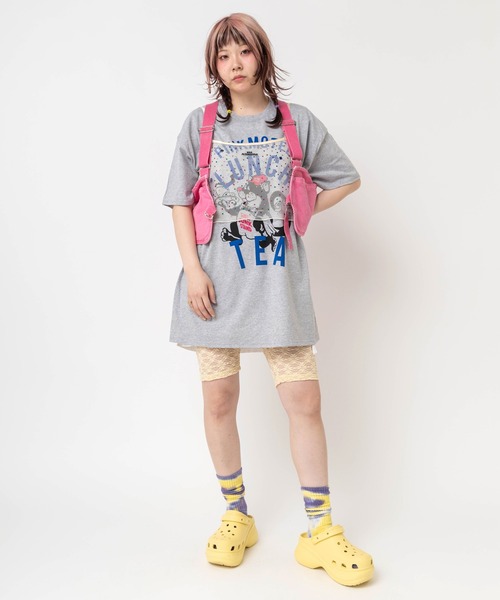 RNA(アールエヌエー)の「M2663 ストレッチレースバイカーショーツ(その他パンツ・レディース・ブラック/ペールイエロー・MEDIUM)」の6枚目の写真