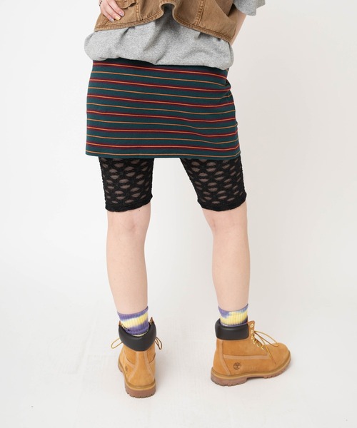 RNA(アールエヌエー)の「M2663 ストレッチレースバイカーショーツ(その他パンツ・レディース・ブラック/ペールイエロー・MEDIUM)」の9枚目の写真