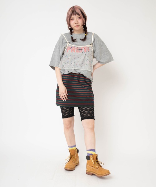 RNA(アールエヌエー)の「M2663 ストレッチレースバイカーショーツ(その他パンツ・レディース・ブラック/ペールイエロー・MEDIUM)」の16枚目の写真