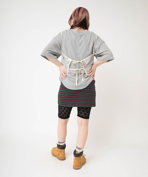 RNA(アールエヌエー)の「M2663 ストレッチレースバイカーショーツ(その他パンツ・レディース・ブラック/ペールイエロー・MEDIUM)」の17枚目の写真