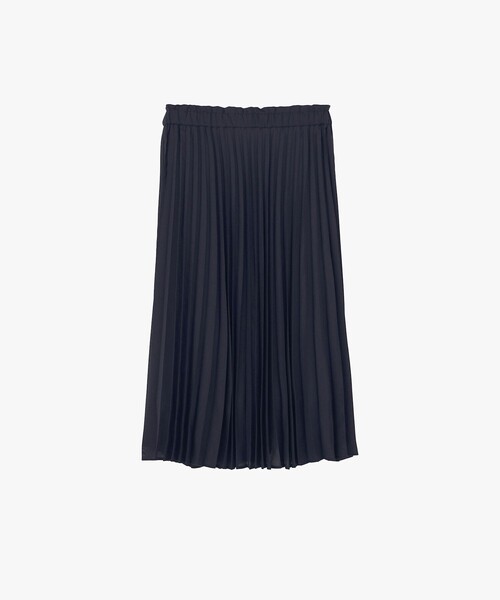 agnes b.（アニエスベー）の「シアー ウエスト フリル プリーツ スカート（スカート・レディース・ネイビー・FREE）」の2枚目の写真