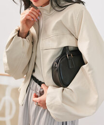 KOBE LETTUCE（コウベレタス）の「裾バルーンレザーブルゾン（ブルゾン）」