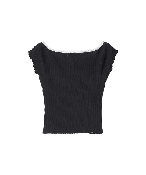 HYSTERIC GLAMOUR（ヒステリックグラマー）の「STRAWBERRY FREAK チビTシャツ（Tシャツ/カットソー・レディース・ホワイト/ピンク/ブラック・FREE）」の7枚目の写真