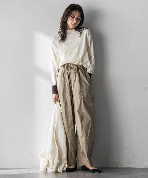 MAYSON GREY(メイソングレイ)の「イージーボリュームパンツ(その他パンツ・レディース・ベージュ/ホワイト・M)」の18枚目の写真