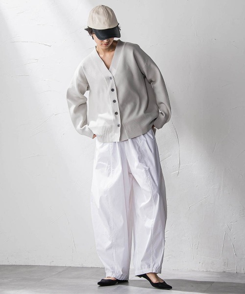 MAYSON GREY(メイソングレイ)の「イージーボリュームパンツ(その他パンツ・レディース・ベージュ/ホワイト・M)」の11枚目の写真